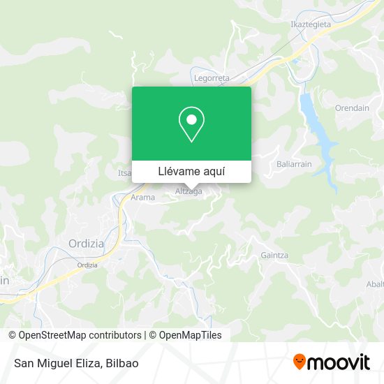 Mapa San Miguel Eliza