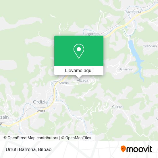 Mapa Urruti Barrena