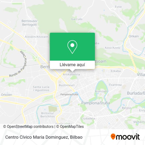 Mapa Centro Cívico María Dominguez