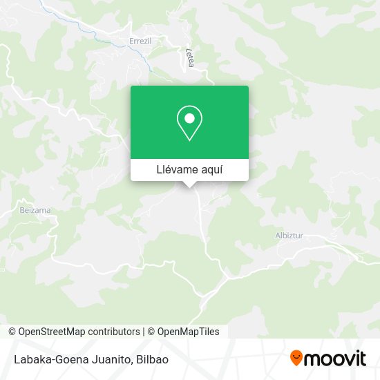 Mapa Labaka-Goena Juanito