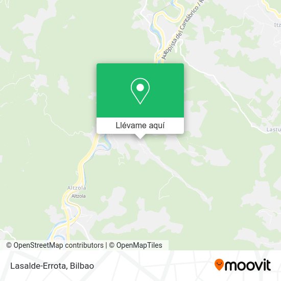 Mapa Lasalde-Errota