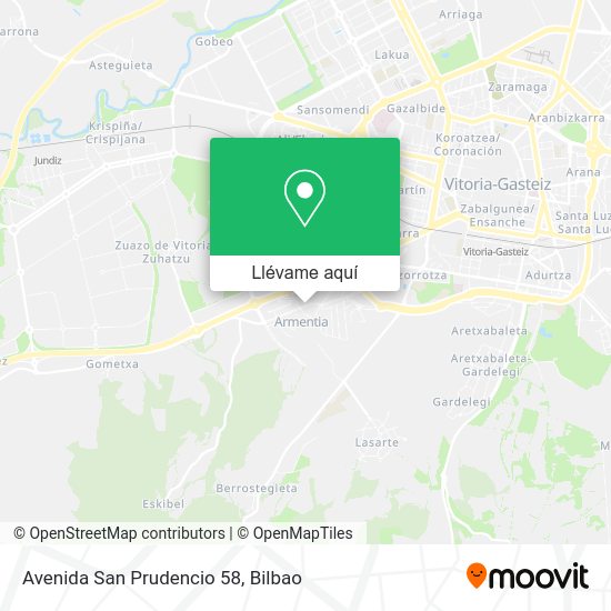 Mapa Avenida San Prudencio 58