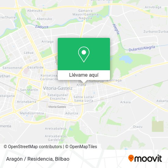 Mapa Aragón / Residencia