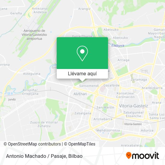 Mapa Antonio Machado / Pasaje