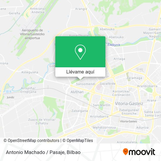 Mapa Antonio Machado / Pasaje