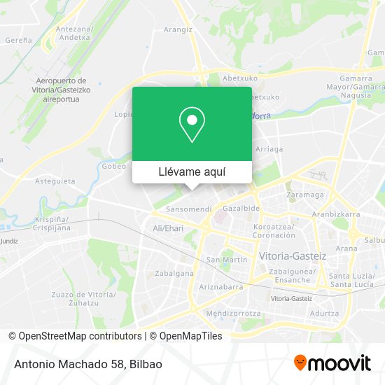 Mapa Antonio Machado 58