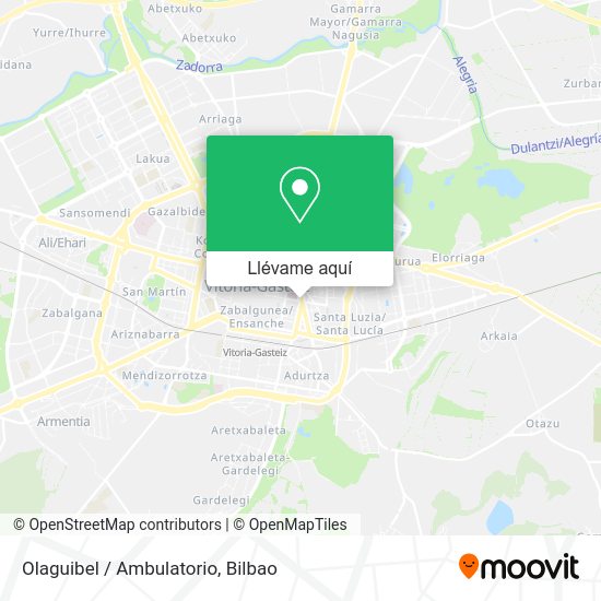 Mapa Olaguibel / Ambulatorio