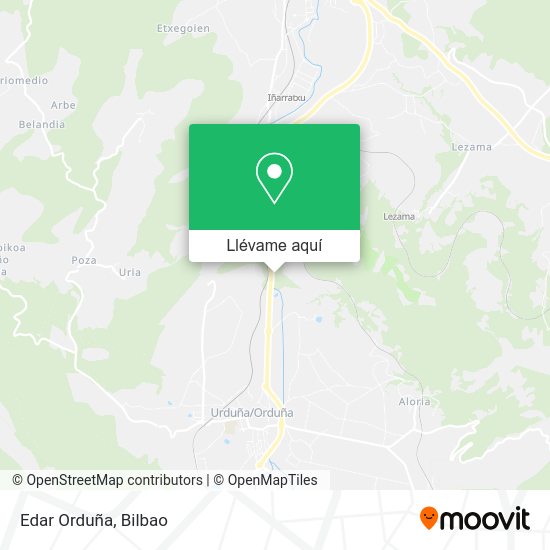 Mapa Edar Orduña