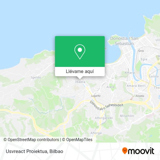 Mapa Usvreact Proiektua