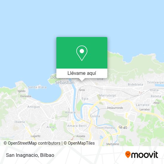 Mapa San Inagnacio