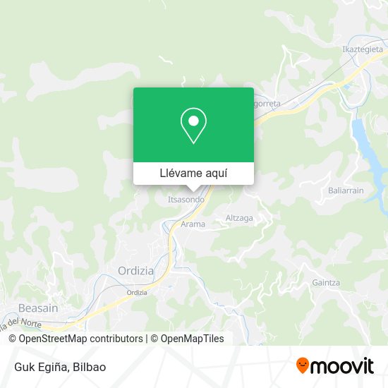 Mapa Guk Egiña