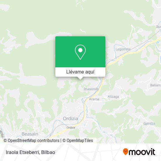 Mapa Iraola Etxeberri