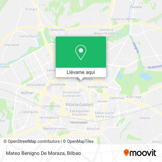 Mapa Mateo Benigno De Moraza