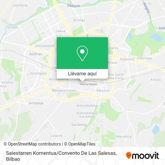 Mapa Salestarren Komentua / Convento De Las Salesas