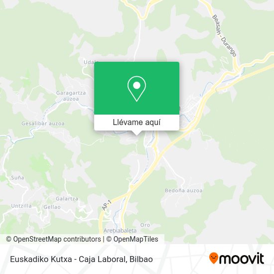 Mapa Euskadiko Kutxa - Caja Laboral
