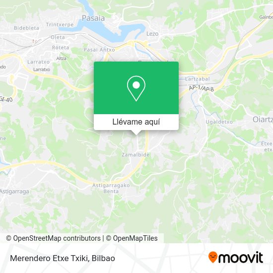 Mapa Merendero Etxe Txiki
