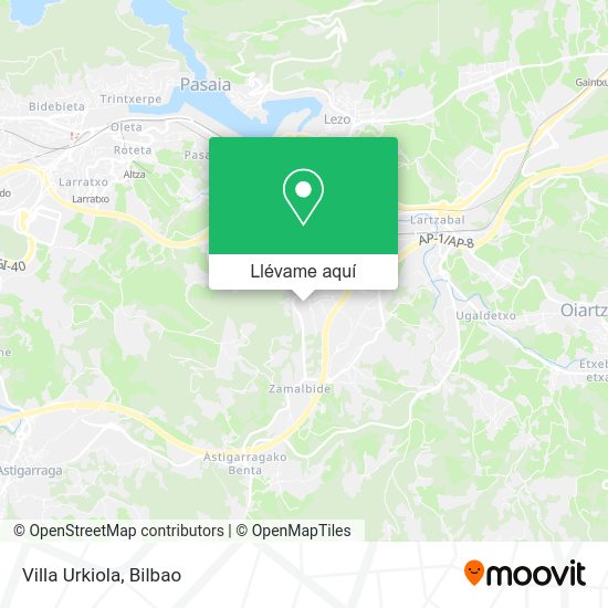 Mapa Villa Urkiola
