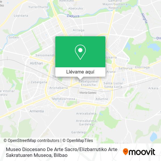 Mapa Museo Diocesano De Arte Sacro / Elizbarrutiko Arte Sakratuaren Museoa