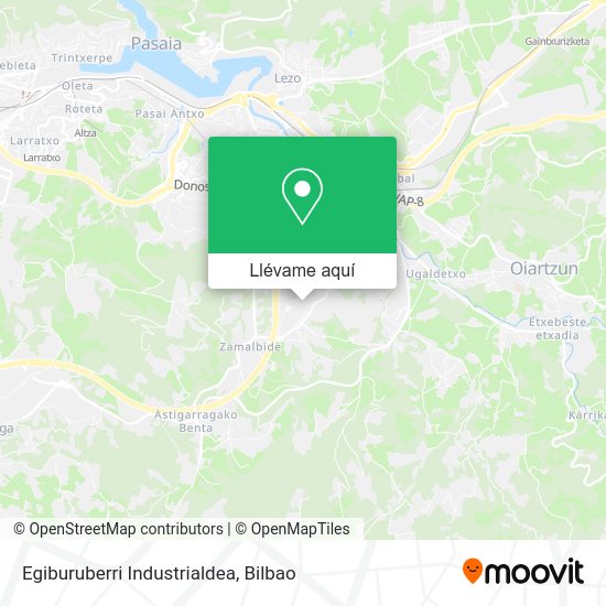 Mapa Egiburuberri Industrialdea