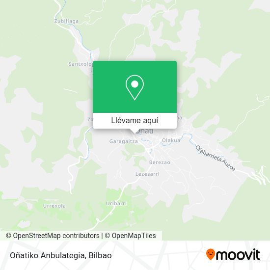 Mapa Oñatiko Anbulategia
