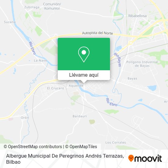 Mapa Albergue Municipal De Peregrinos Andrés Terrazas