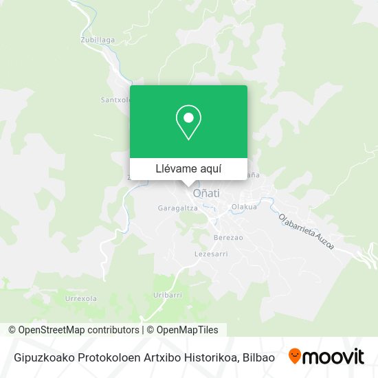 Mapa Gipuzkoako Protokoloen Artxibo Historikoa