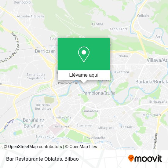 Mapa Bar Restaurante Oblatas
