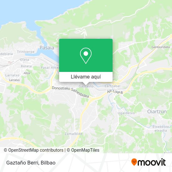 Mapa Gaztaño Berri