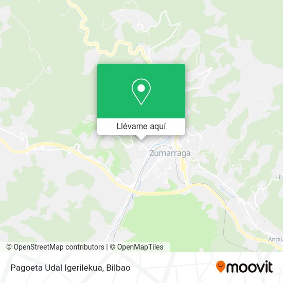 Mapa Pagoeta Udal Igerilekua