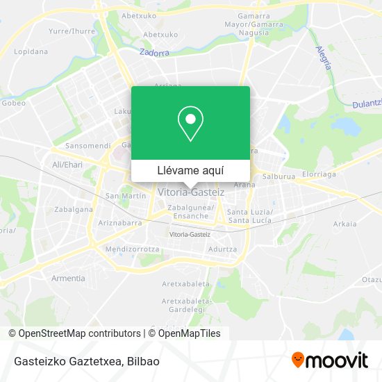 Mapa Gasteizko Gaztetxea