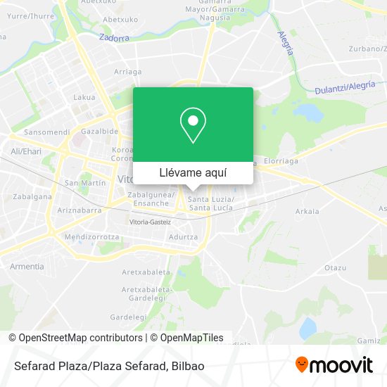 Mapa Sefarad Plaza/Plaza Sefarad