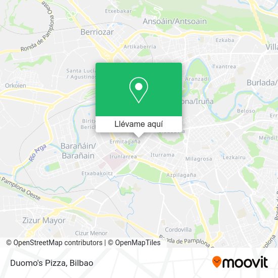 Mapa Duomo's Pizza