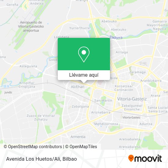 Mapa Avenida Los Huetos/Ali