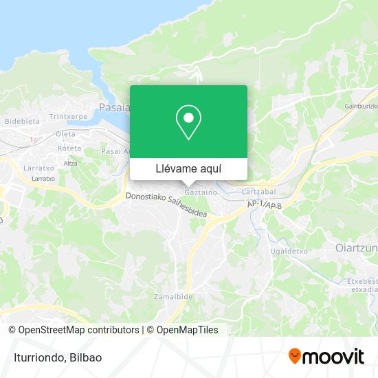 Mapa Iturriondo