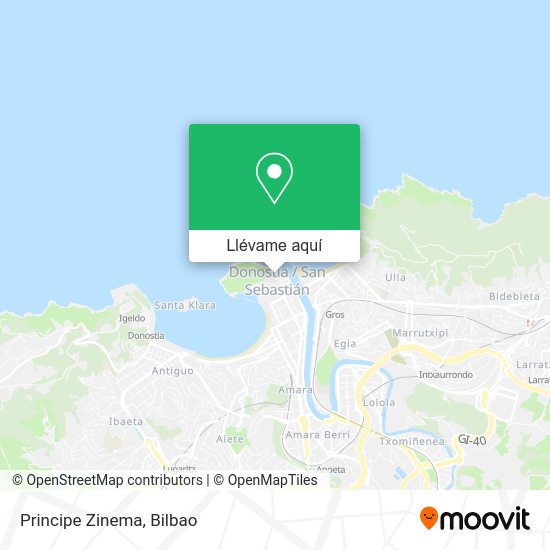 Mapa Principe Zinema