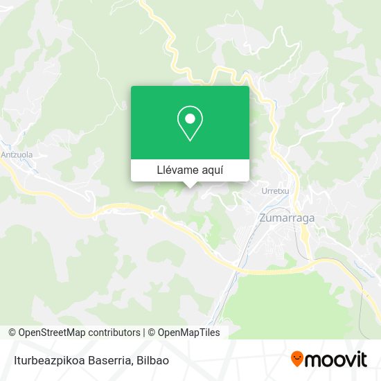 Mapa Iturbeazpikoa Baserria