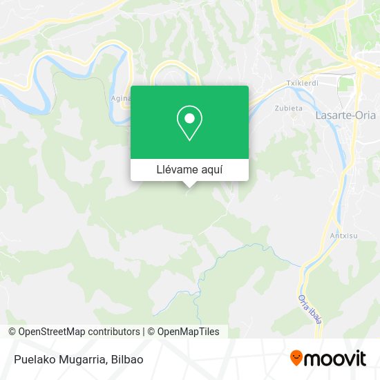 Mapa Puelako Mugarria