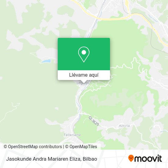 Mapa Jasokunde Andra Mariaren Eliza