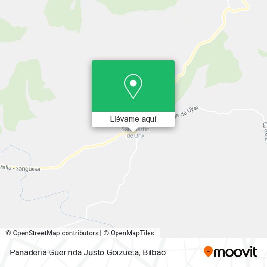 Mapa Panaderia Guerinda Justo Goizueta