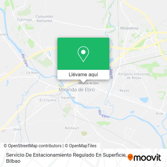 Mapa Servicio De Estacionamiento Regulado En Superficie