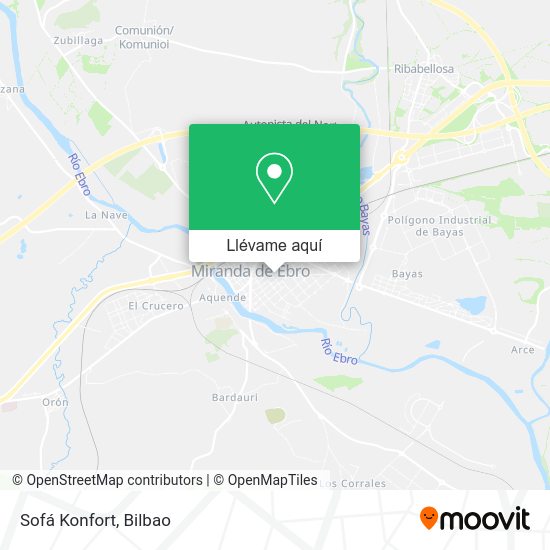 Mapa Sofá Konfort