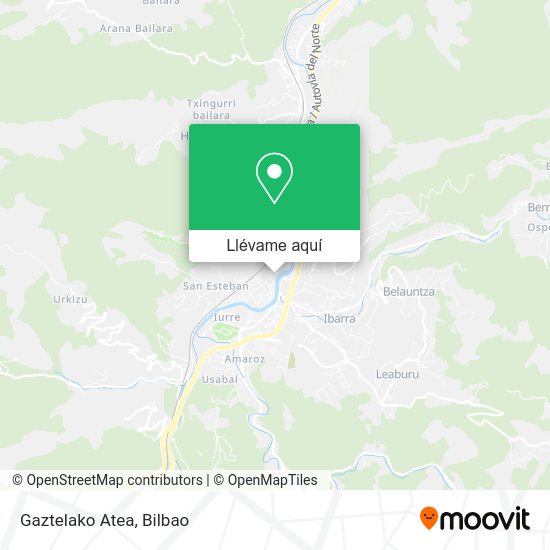 Mapa Gaztelako Atea