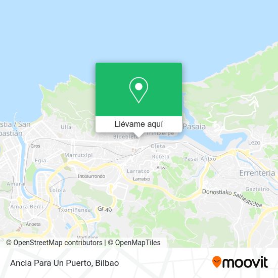 Mapa Ancla Para Un Puerto