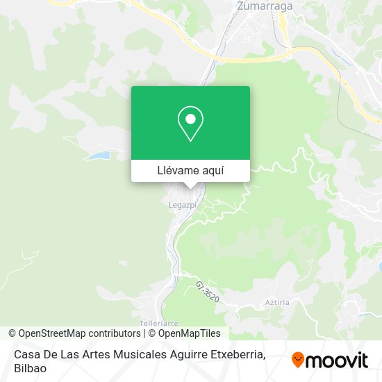 Mapa Casa De Las Artes Musicales Aguirre Etxeberria