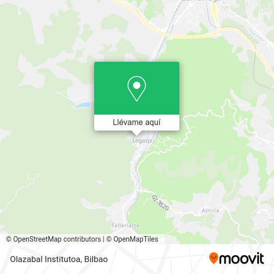 Mapa Olazabal Institutoa