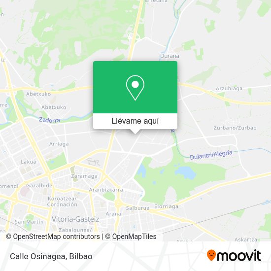 Mapa Calle Osinagea