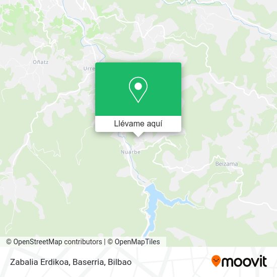 Mapa Zabalia Erdikoa, Baserria