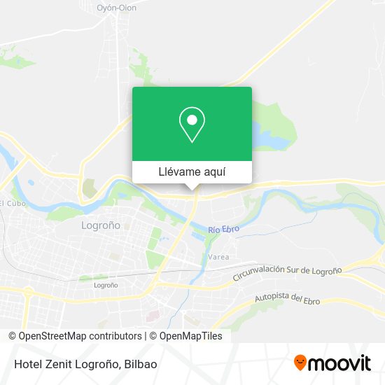 Mapa Hotel Zenit Logroño