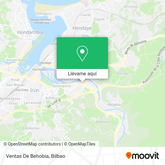 Mapa Ventas De Behobia