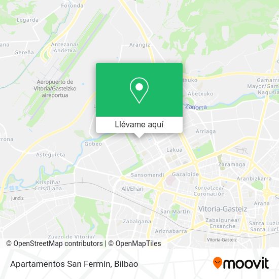 Mapa Apartamentos San Fermín